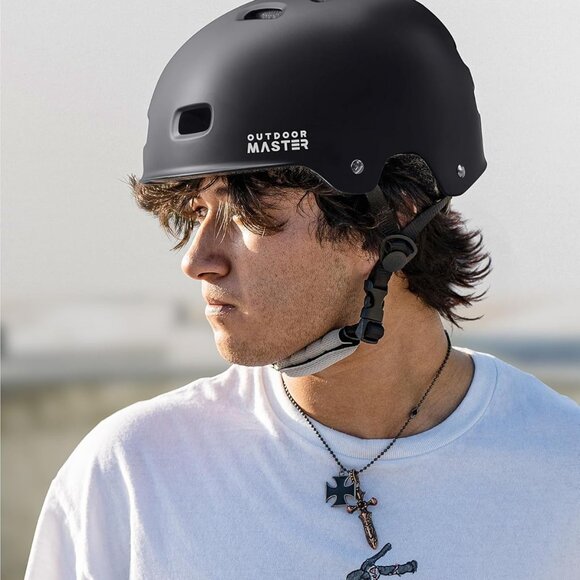 Skateboard Cycling Helmet - Two Removable Liners Ventilation Multi-Sport Scooter - Picture 5 of 7